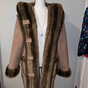 Dennis Basso Faux Fur Coat